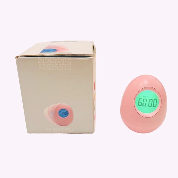 VTG Brookstone “Bob” 5-in-1 Wobble Clock in Pink  Excellent Condition - Picture 4 of 9